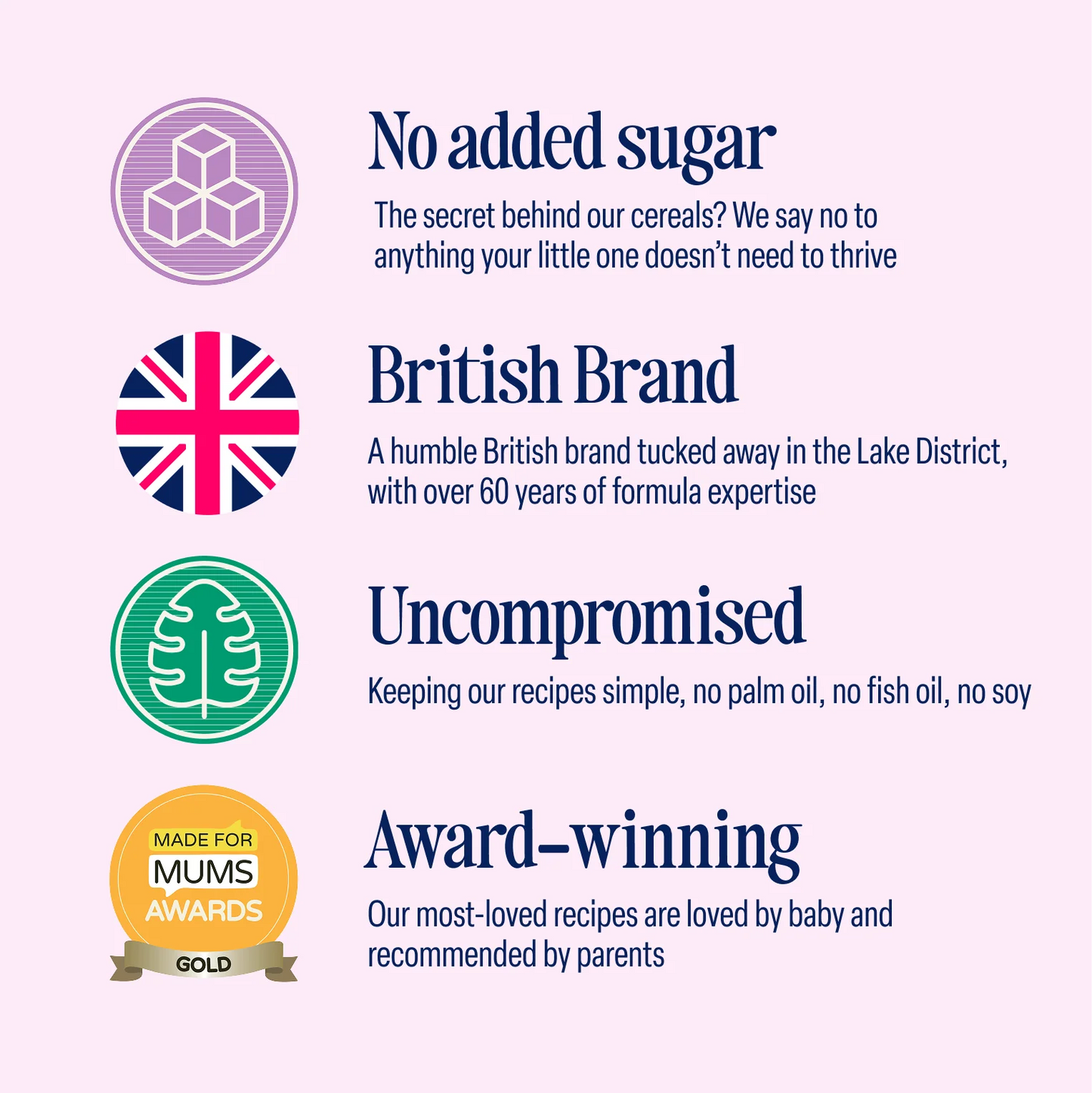 Kendamil Apple & Blackcurrant Baby Porridge 150g (from 6+ months)