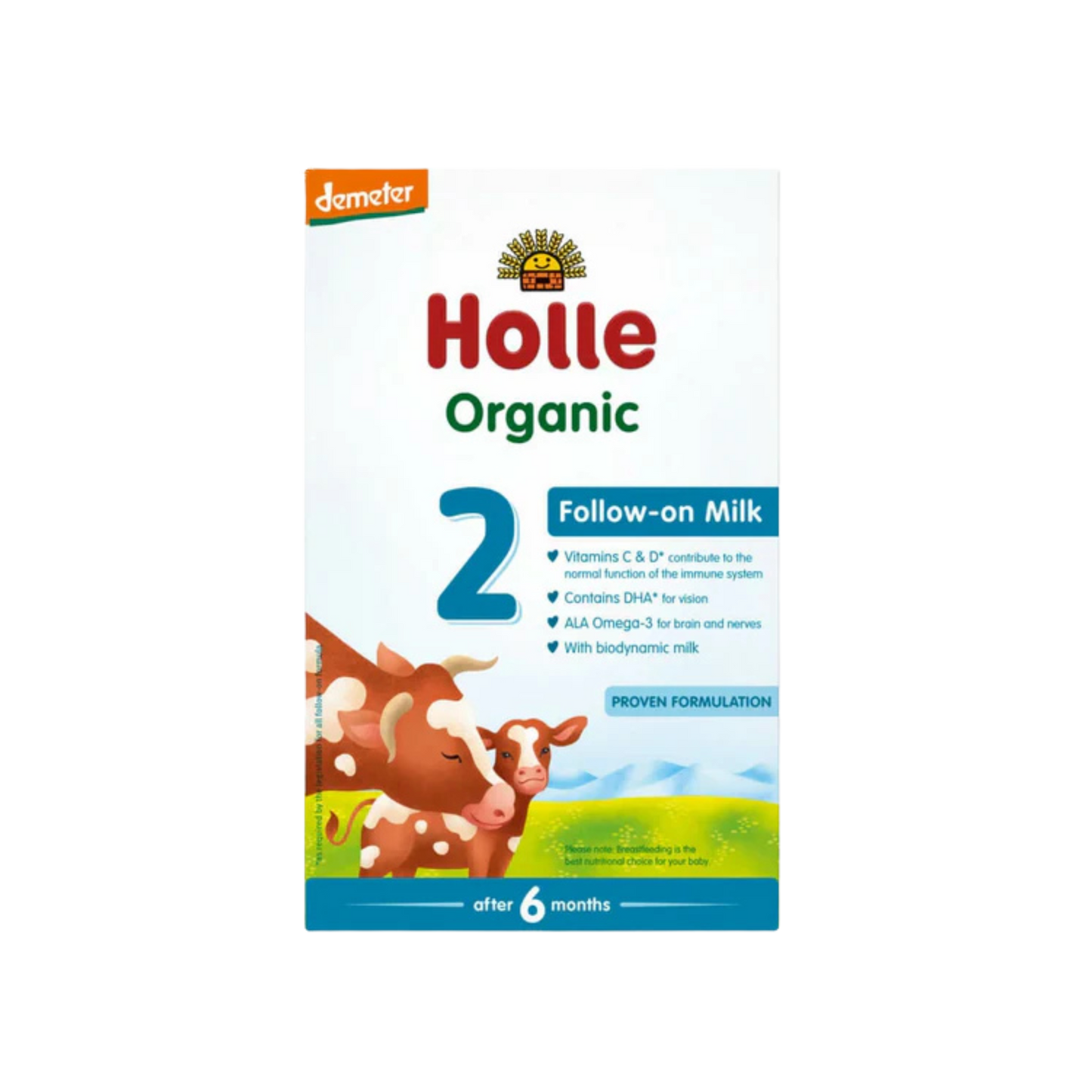 Holle Organic Cow Stage 2 Follow-on Milk 600g