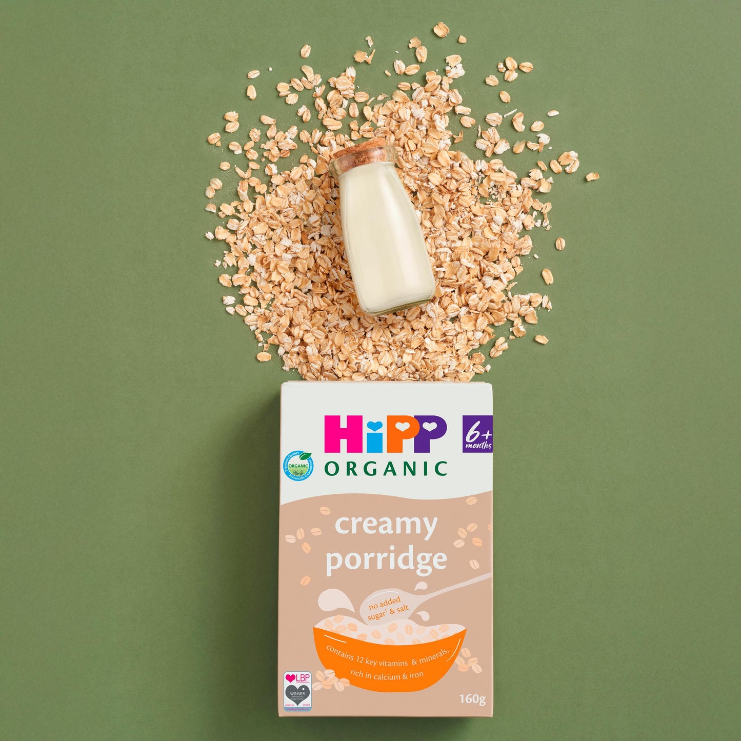 HiPP Organic Creamy Porridge Baby Cereal (from 6 Months) 160g