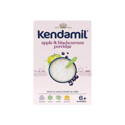 Kendamil Apple & Blackcurrant Baby Porridge 150g (from 6+ months)