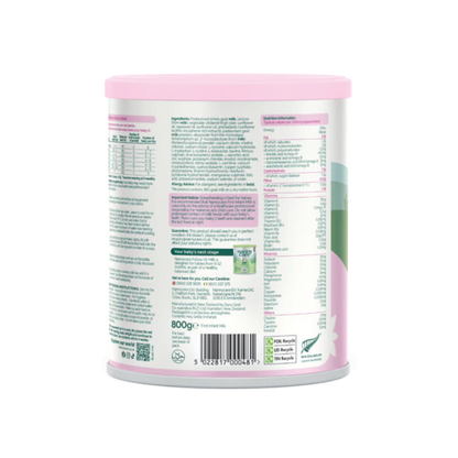 Nannycare Stage 1 First Infant Goat Milk Formula 800g