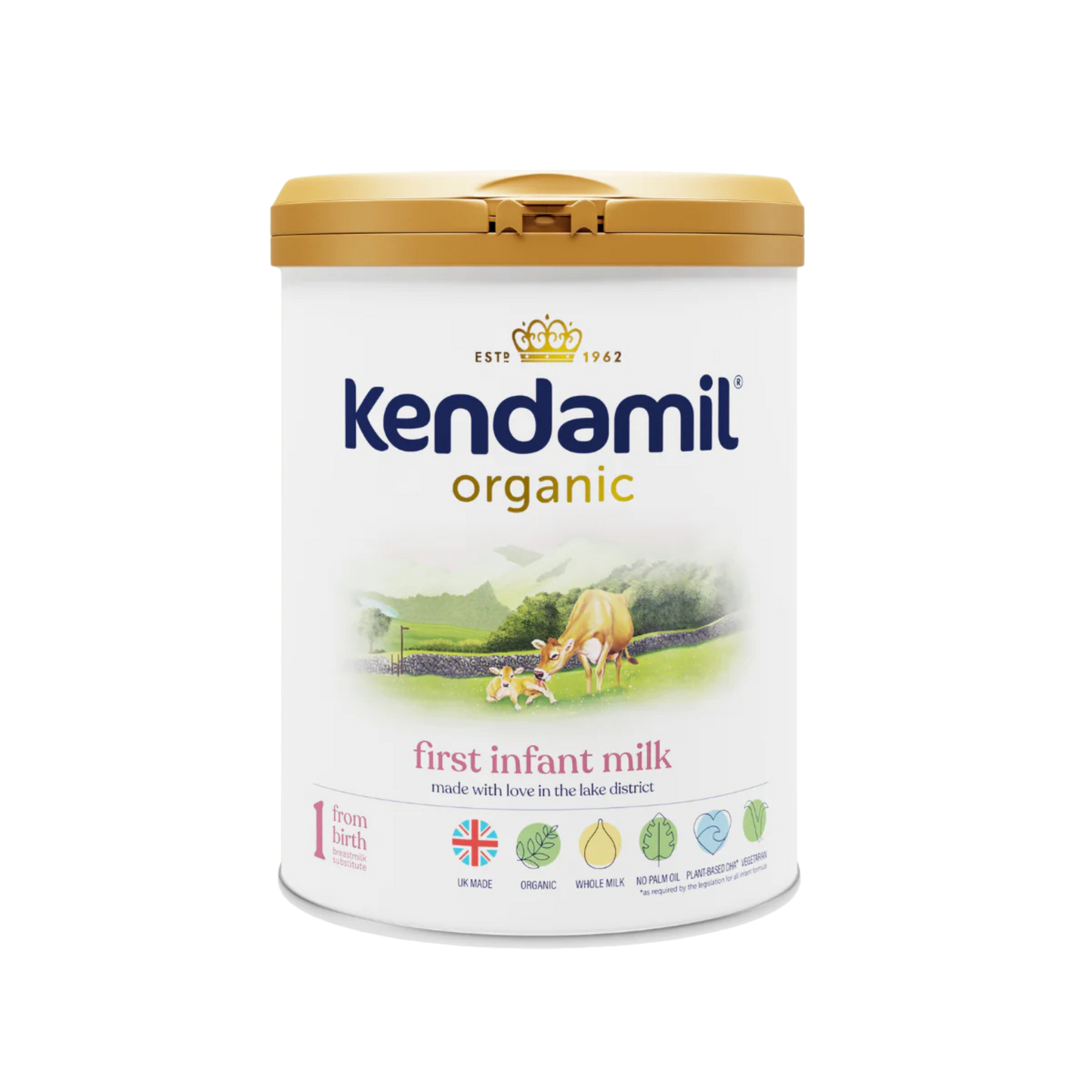 Kendamil Organic Stage 1 First Infant Milk Formula 800g