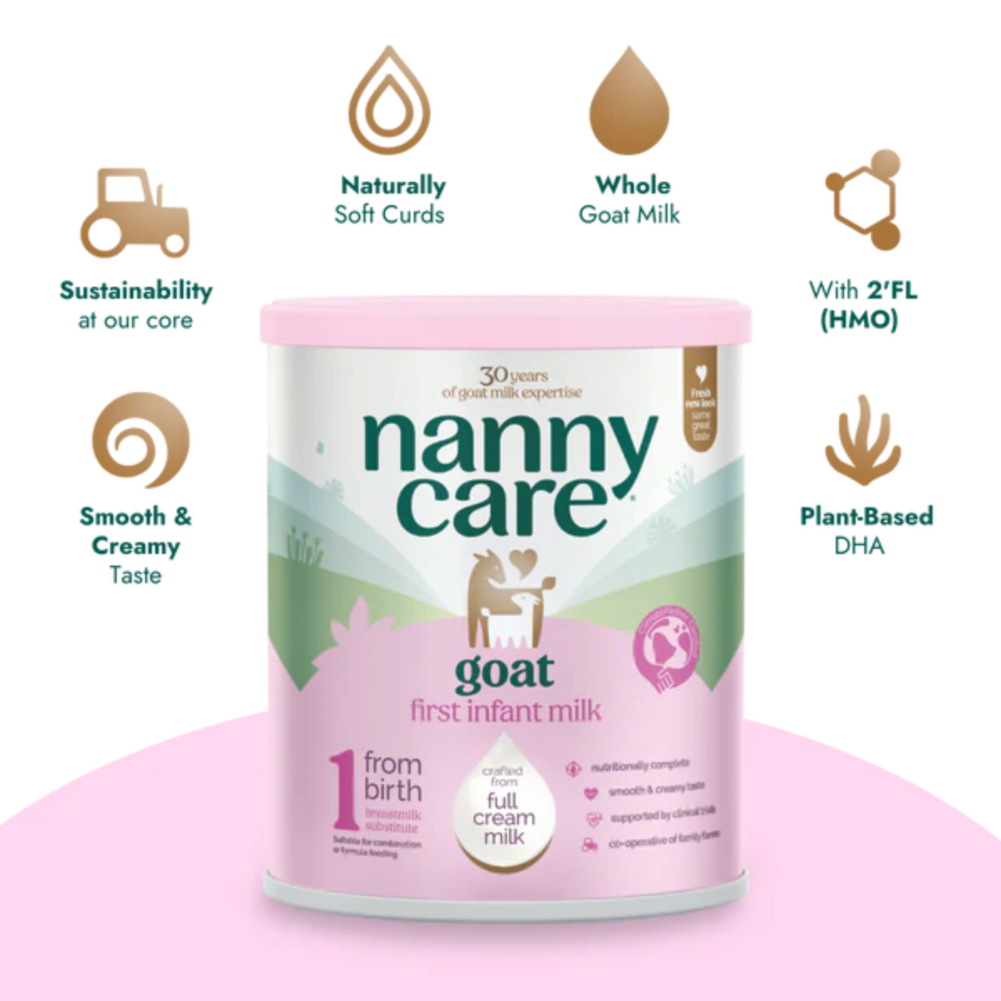 Nannycare Stage 1 First Infant Goat Milk Formula 800g