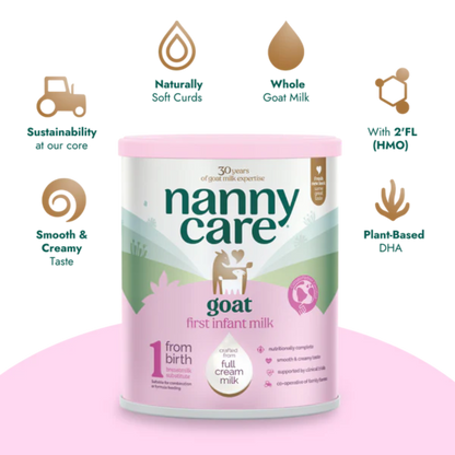 Nannycare Stage 1 First Infant Goat Milk Formula 800g