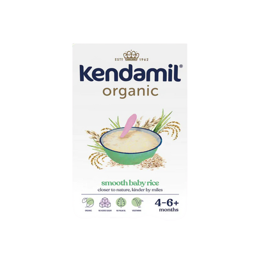 Kendamil Organic Smooth Baby Rice (from 4 months) 120g