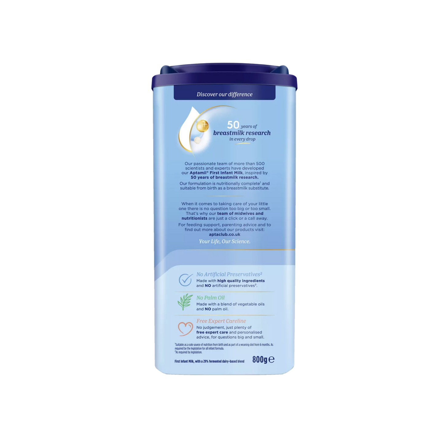 Aptamil Stage 1 First Infant Milk Formula (from birth) 800g