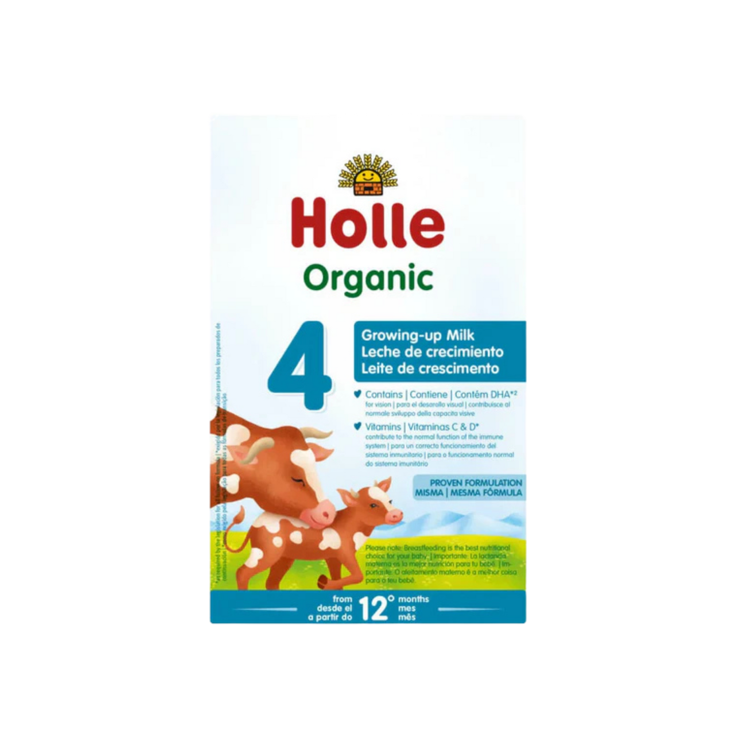 Holle Organic Cow Stage 4 Growing Up Milk 600g