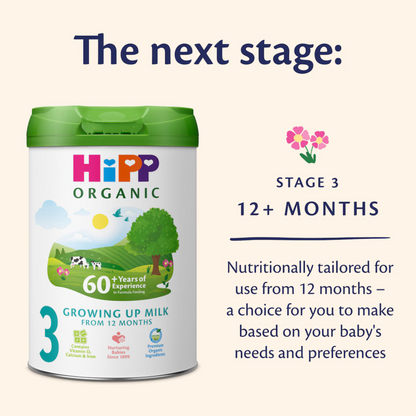 HiPP UK Stage 2 Organic Follow On Baby Formula (from 6 months) 800g (Can)