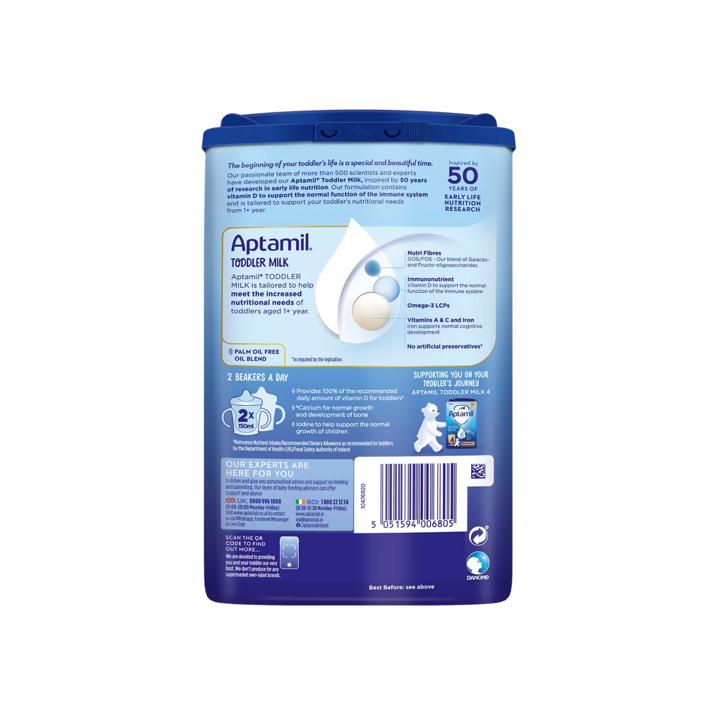 Aptamil Stage 3 Toddler Milk Formula (from 12 months) 800g